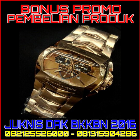 Bonus Promo Pembelian Produk Juknis DAK BKKBN 2016 - Gold Watch